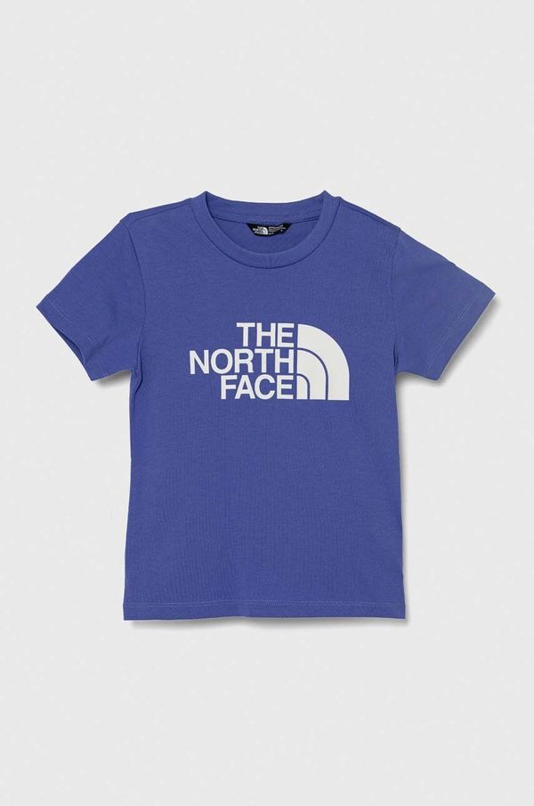 The North Face Dječja majica kratkih rukava The North Face EASY TEE boja: ljubičasta, s tiskom