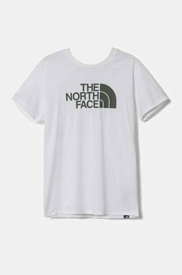 The North Face Dječja majica kratkih rukava The North Face S/S EASY TEE boja: bijela, s tiskom, NF0A8DRN9ZN1