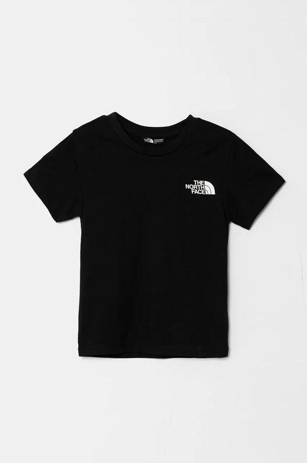 The North Face Dječja majica kratkih rukava The North Face TEEN S/S SIMPLE DOME TEE boja: crna, s tiskom, NF0A8DRPJK31