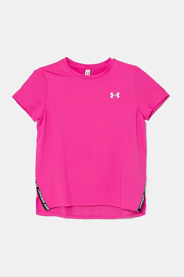 Under Armour Dječja majica kratkih rukava Under Armour Knockout Tee boja: ružičasta, 1383727