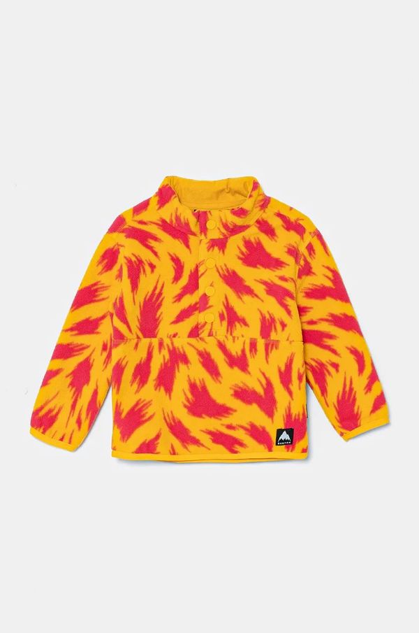 Burton Dječja majica od flisa Burton CINDER boja: žuta, s uzorkom, 238411