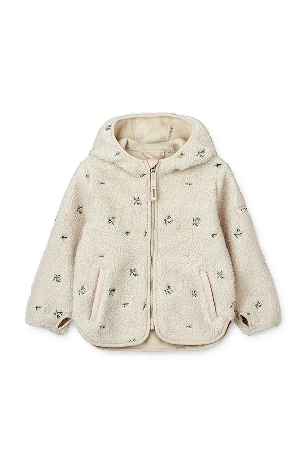 Liewood Dječja majica od flisa Liewood Mara Pile Jacket boja: bež, LW18920