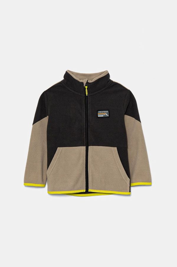 Protest Dječja majica od flisa Protest PRTKUNO boja: siva, s uzorkom, 3810344