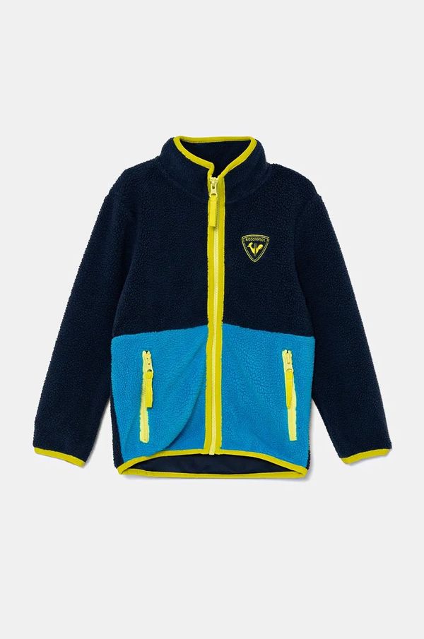 Rossignol Dječja majica od flisa Rossignol ALLTRACK boja: tamno plava, s uzorkom, RLNYL08