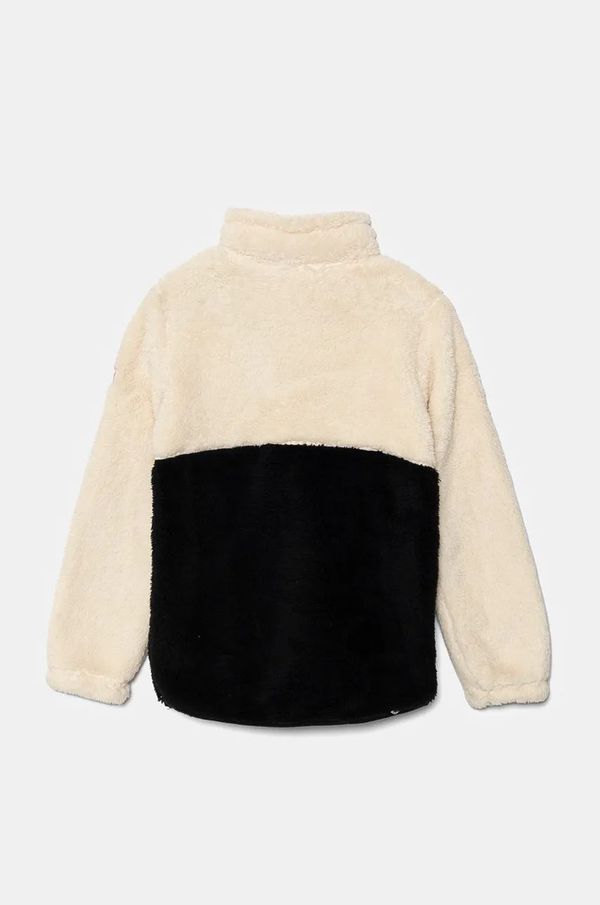 Roxy Dječja majica od flisa Roxy ALABAMA boja: bež, s uzorkom, ERGFT03941