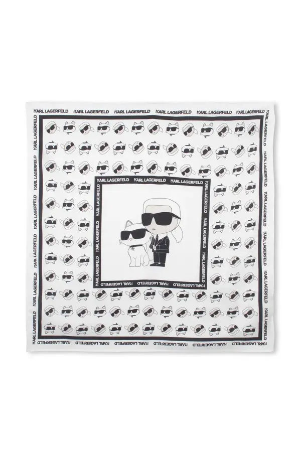 Karl Lagerfeld Dječja marama Karl Lagerfeld boja: crna, s uzorkom, Z30548