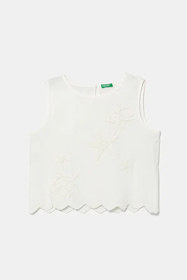 United Colors of Benetton Dječja pamučna bluza United Colors of Benetton