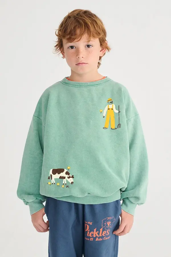 Bobo Choses Dječja pamučna dukserica Bobo Choses Farm Adventure