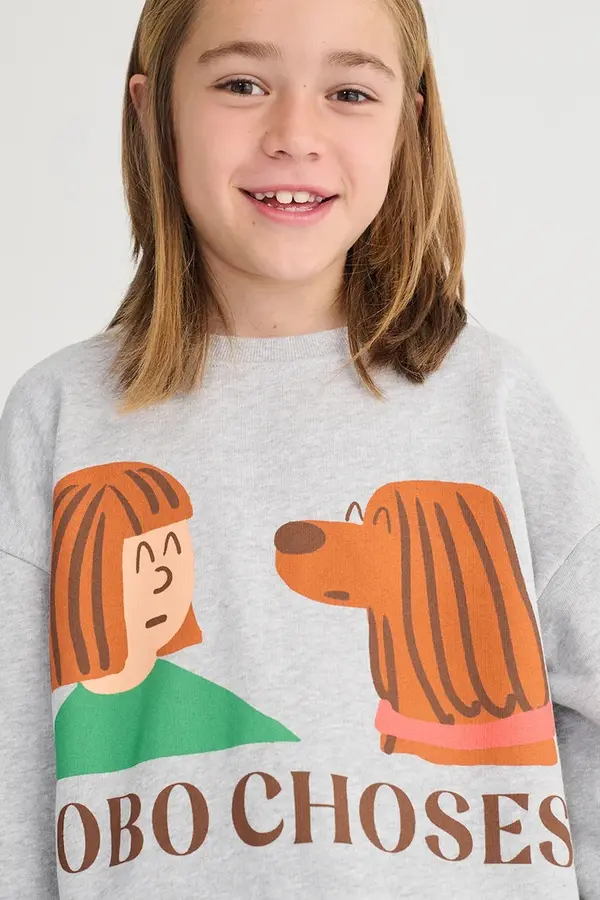 Bobo Choses Dječja pamučna dukserica Bobo Choses Friends in a Pickle