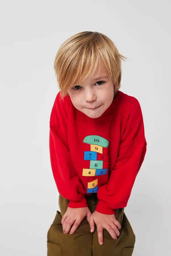 Bobo Choses Dječja pamučna dukserica Bobo Choses Hopscotch