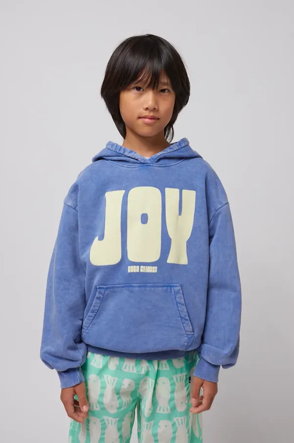 Bobo Choses Dječja pamučna dukserica Bobo Choses Joy s kapuljačom, s tiskom, 125AC045