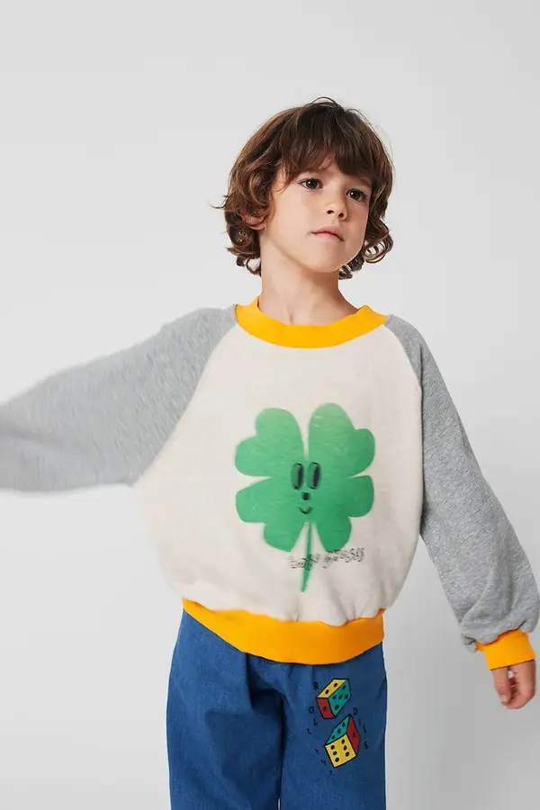 Bobo Choses Dječja pamučna dukserica Bobo Choses Lucky Clover