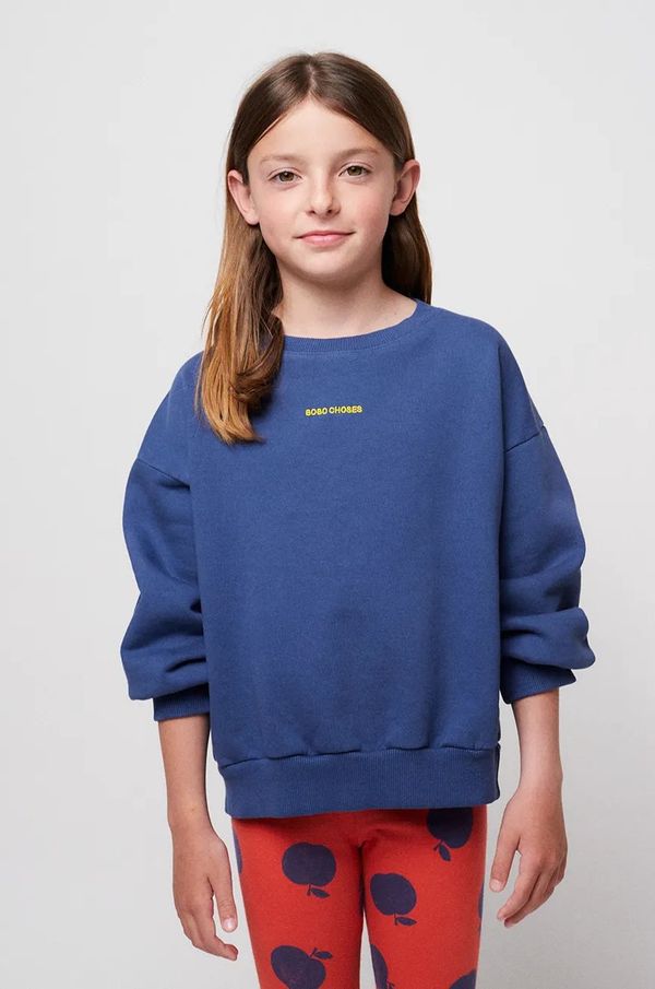 Bobo Choses Dječja pamučna dukserica Bobo Choses s tiskom, 324EC012