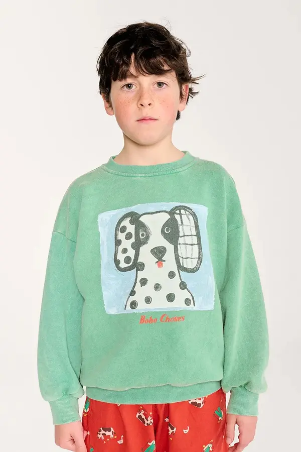 Bobo Choses Dječja pamučna dukserica Bobo Choses Van Dog sweatshirt