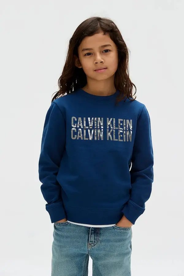 Calvin Klein Jeans Dječja pamučna dukserica Calvin Klein Jeans