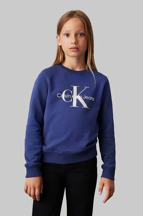 Calvin Klein Jeans Dječja pamučna dukserica Calvin Klein Jeans