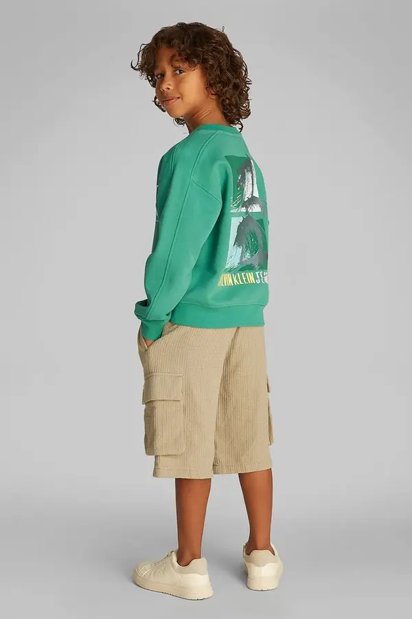 Calvin Klein Jeans Dječja pamučna dukserica Calvin Klein Jeans