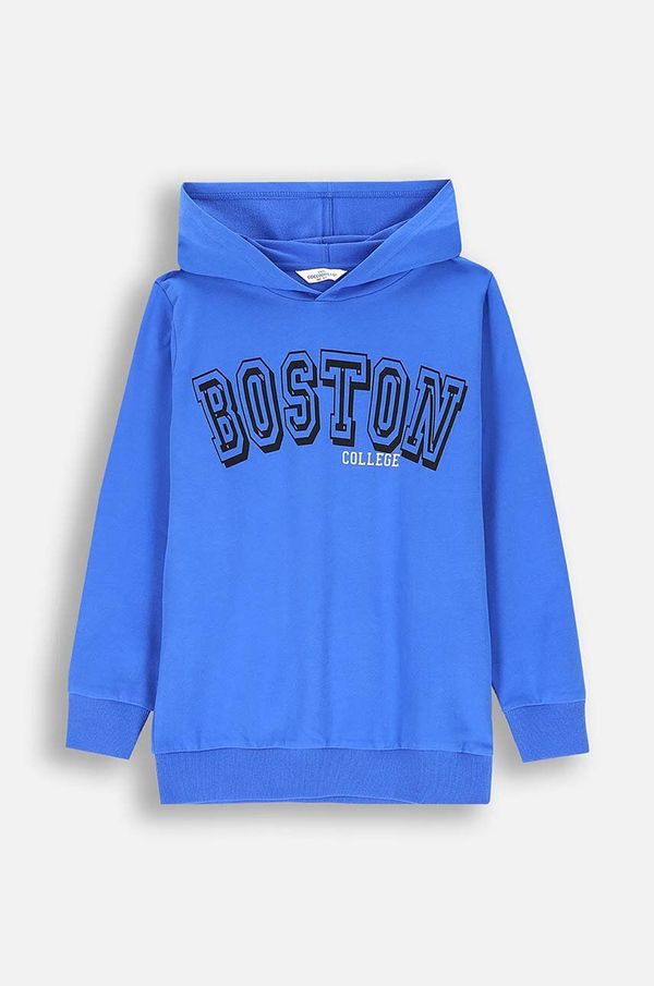 Coccodrillo Dječja pamučna dukserica Coccodrillo s kapuljačom, s tiskom, EVERYDAY BOY