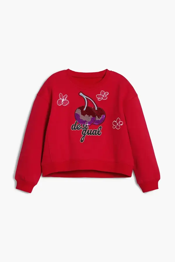 Desigual Dječja pamučna dukserica Desigual