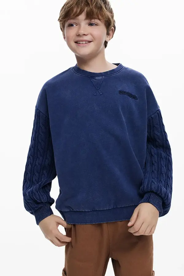 Desigual Dječja pamučna dukserica Desigual