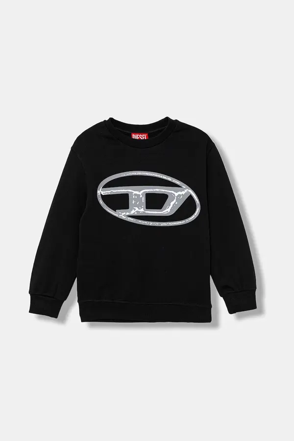 Diesel Dječja pamučna dukserica Diesel SBONNIE OVER SWEAT-SHIRT
