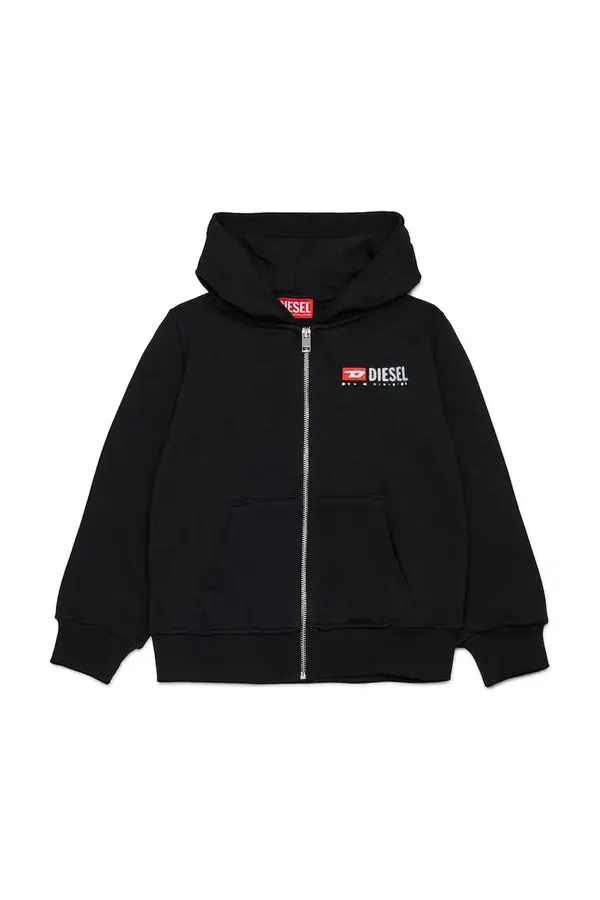 Diesel Dječja pamučna dukserica Diesel SDROPSHOODZ OVER SWEAT-SHIRT