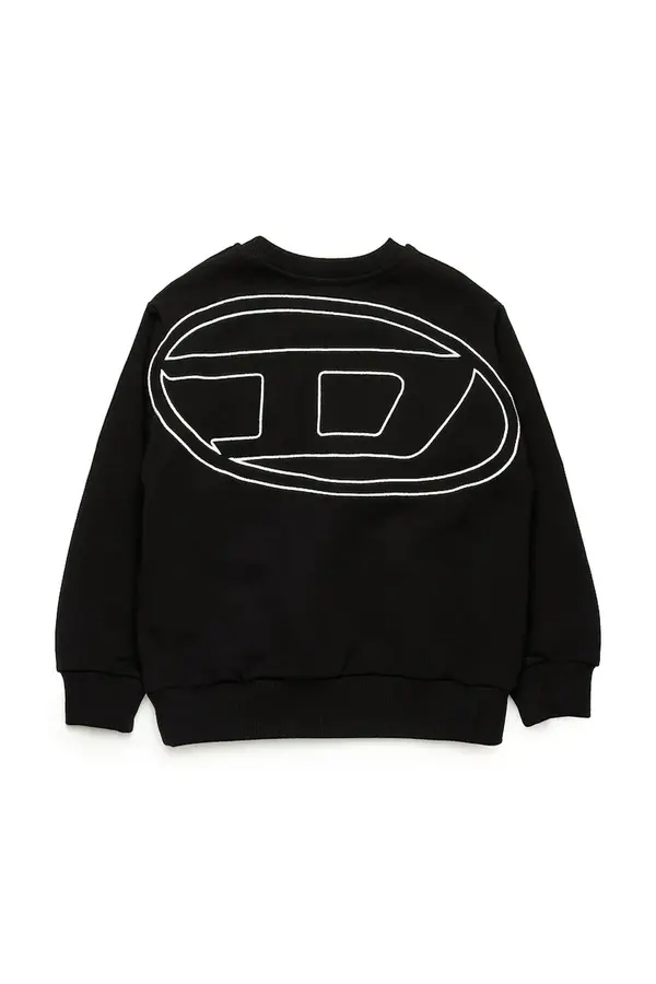 Diesel Dječja pamučna dukserica Diesel SROBMEGOVALD OVER SWEAT-SHIRT