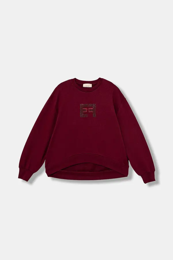 Elisabetta Franchi Dječja pamučna dukserica Elisabetta Franchi