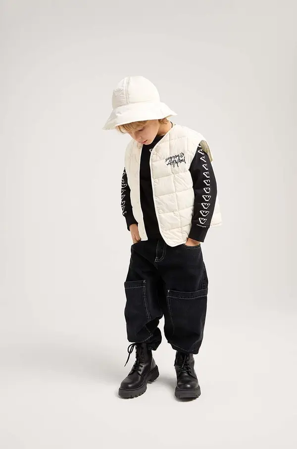 Emporio Armani Dječja pamučna dukserica Emporio Armani