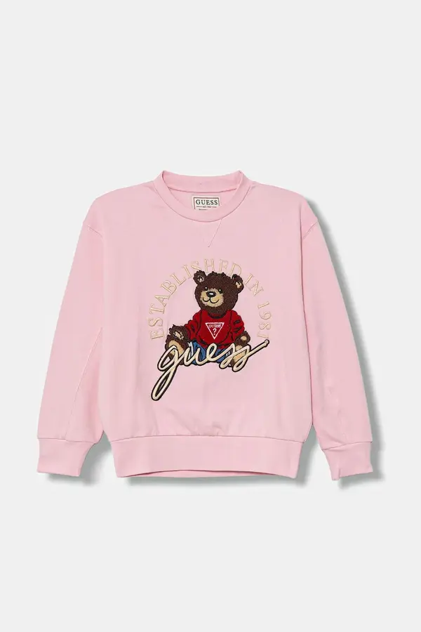 Guess Dječja pamučna dukserica Guess