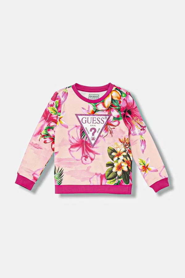 Guess Dječja pamučna dukserica Guess