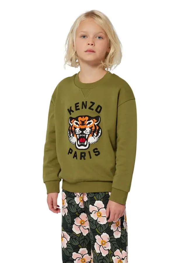 Kenzo kids Dječja pamučna dukserica Kenzo Kids