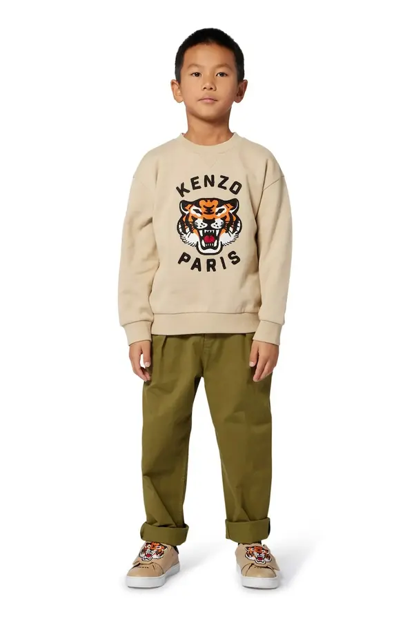 Kenzo kids Dječja pamučna dukserica Kenzo Kids