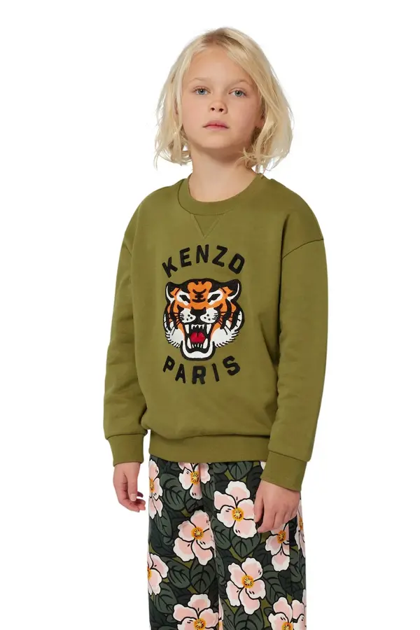 Kenzo kids Dječja pamučna dukserica Kenzo Kids