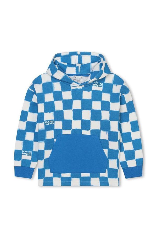 Marc Jacobs Dječja pamučna dukserica Marc Jacobs s kapuljačom, s uzorkom