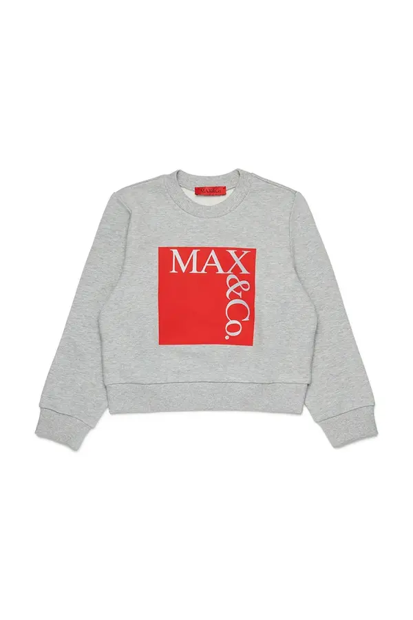 Max&Co. Dječja pamučna dukserica MAX&Co. MAXS3F SWEAT-SHIRT