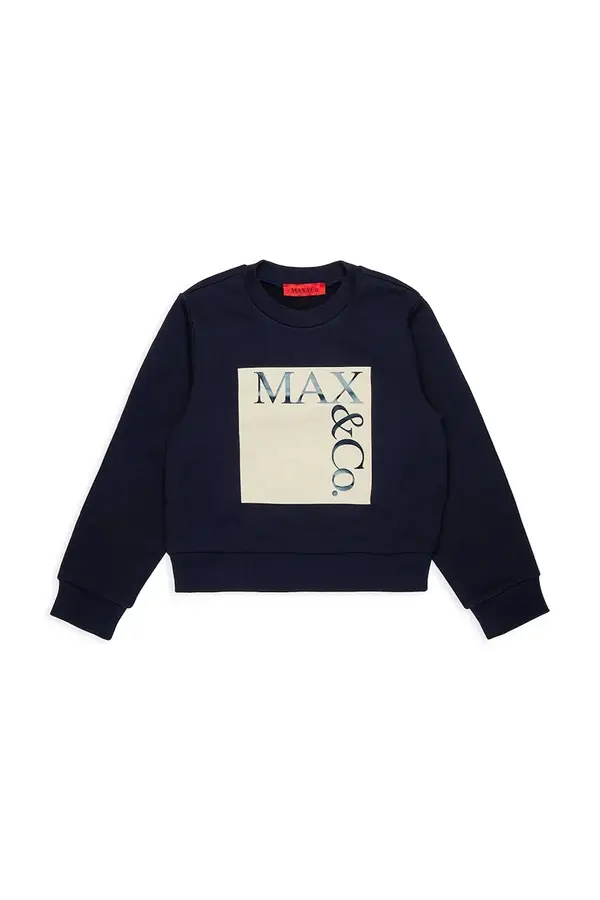 Max&Co. Dječja pamučna dukserica MAX&Co. MAXS3F SWEAT-SHIRT