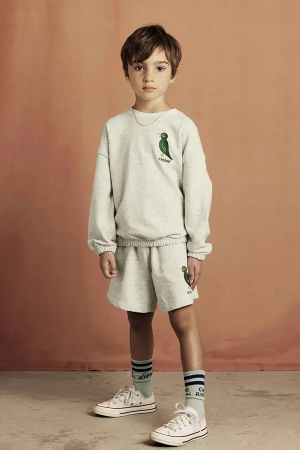 Mini Rodini Dječja pamučna dukserica Mini Rodini Bird