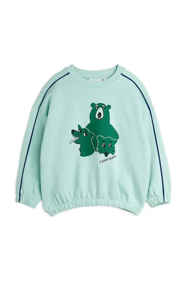 Mini Rodini Dječja pamučna dukserica Mini Rodini Camp Rodini