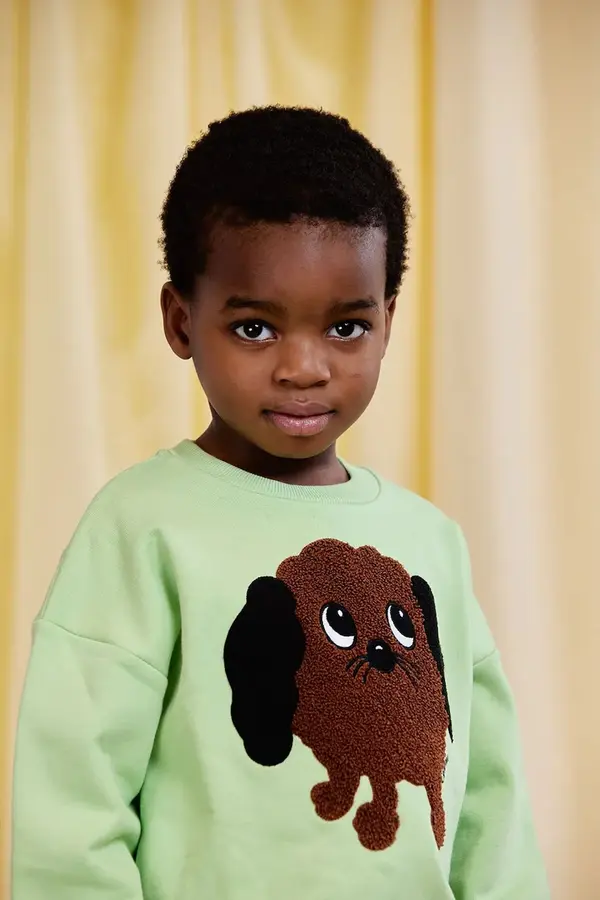 Mini Rodini Dječja pamučna dukserica Mini Rodini Doggie