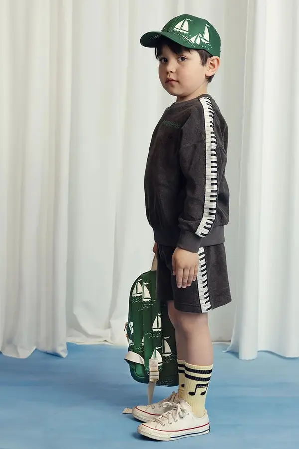 Mini Rodini Dječja pamučna dukserica Mini Rodini Piano terry