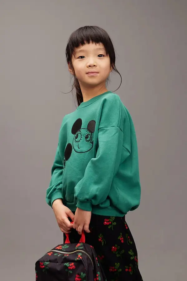 Mini Rodini Dječja pamučna dukserica Mini Rodini Ritzratz