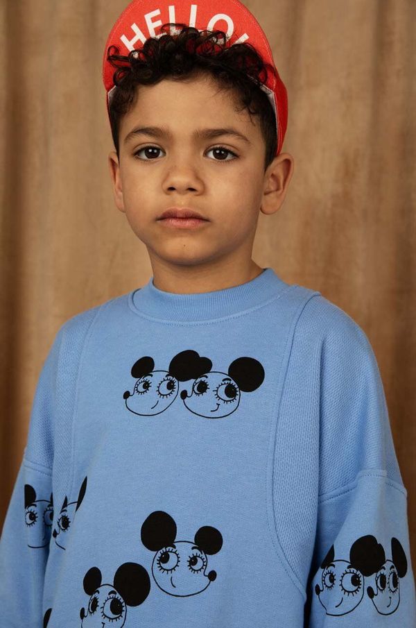 Mini Rodini Dječja pamučna dukserica Mini Rodini s uzorkom