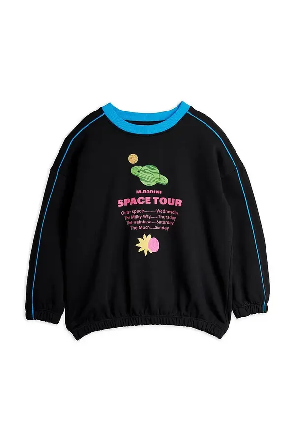 Mini Rodini Dječja pamučna dukserica Mini Rodini Space tour