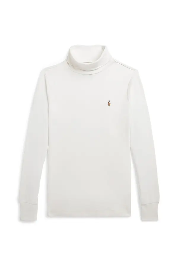 Polo Ralph Lauren Dječja pamučna dukserica Polo Ralph Lauren boja: bijela, bez uzorka, 323952435003