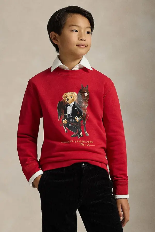 Polo Ralph Lauren Dječja pamučna dukserica Polo Ralph Lauren