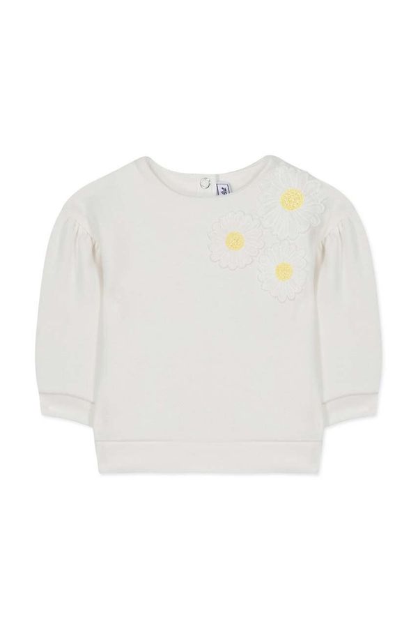 TARTINE ET CHOCOLAT Dječja pamučna dukserica Tartine et Chocolat boja: bež, s aplikacijom