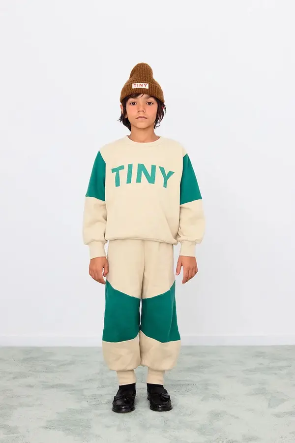 Tinycottons Dječja pamučna dukserica Tinycottons TINY COLOR BLOCK SWEATSHIRT