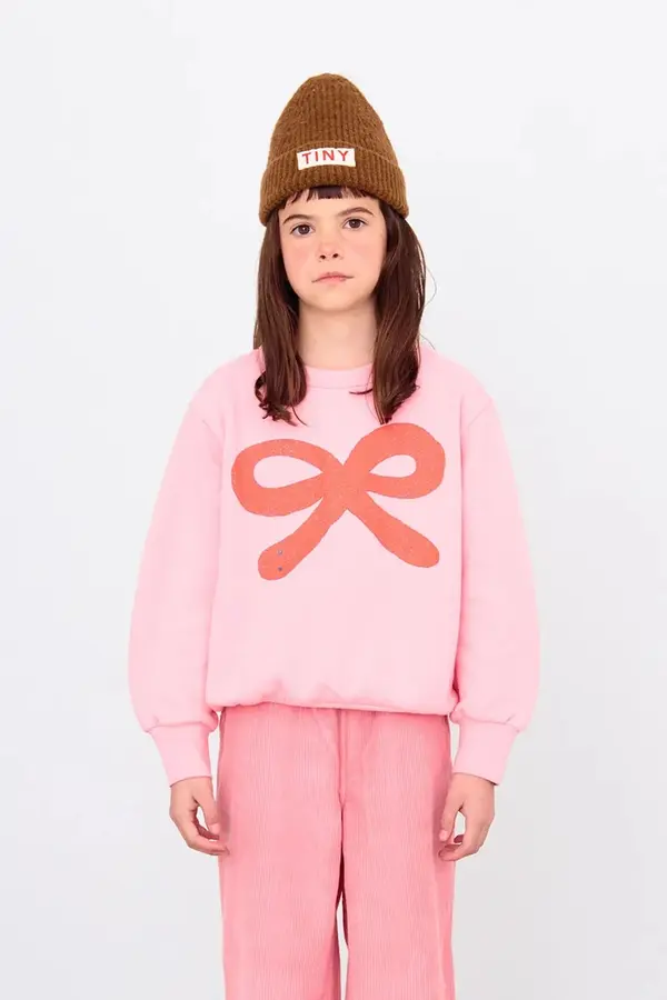 Tinycottons Dječja pamučna dukserica Tinycottons WORM GRAPHIC SWEATSHIRT