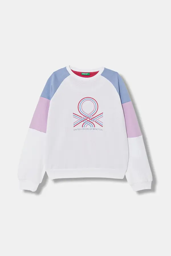 United Colors of Benetton Dječja pamučna dukserica United Colors of Benetton